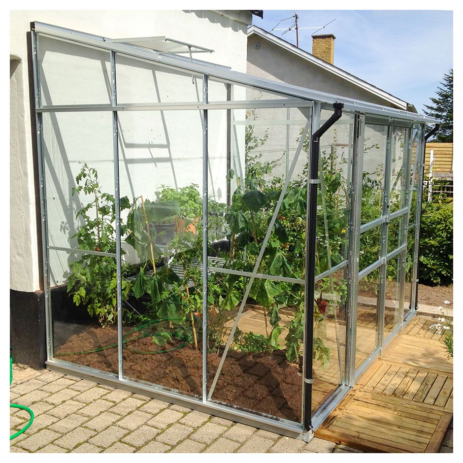 Vitavia Anlehngewächshaus Osiris Tomatenhaus Kombiverglasung 3