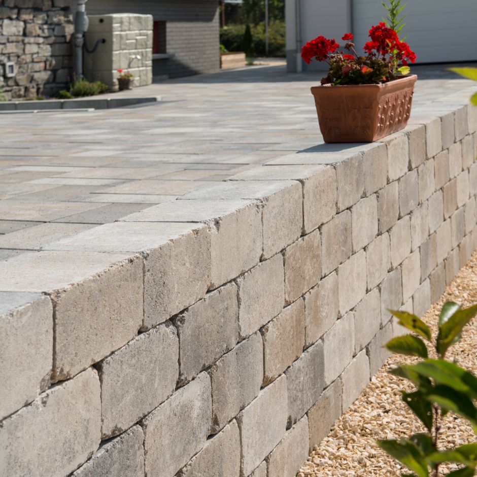 KANN Gartenmauer Germania antik muschelkalk-nuanciert 8