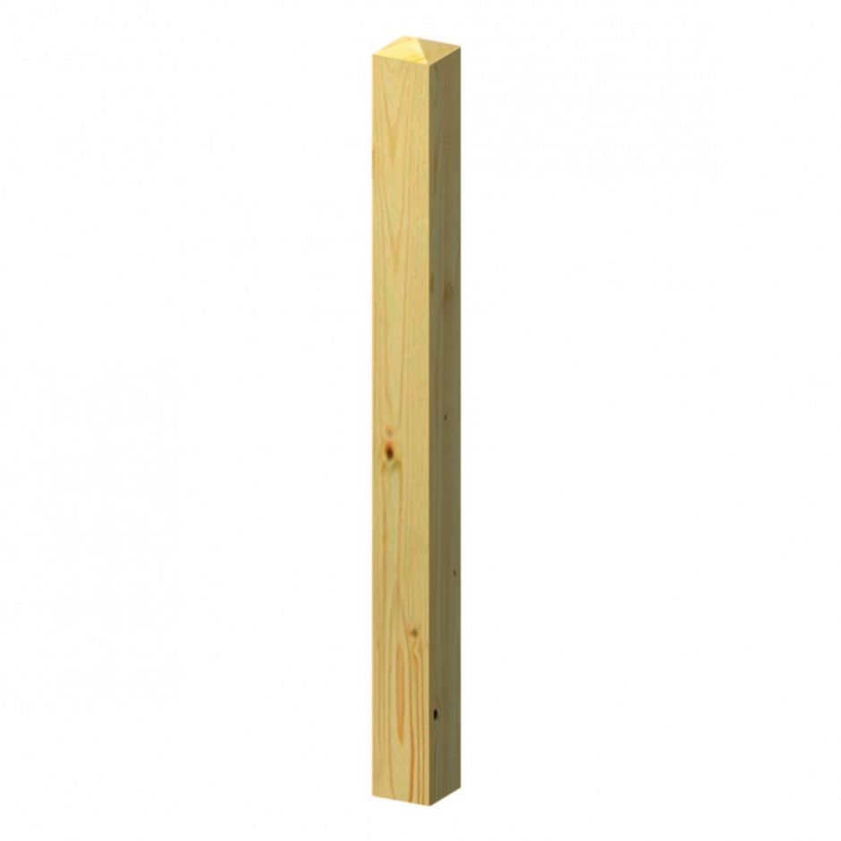 TraumGarten Sichtschutzzaun Basic Komplett-Set Holz 6
