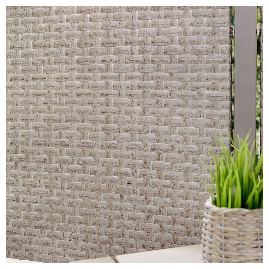 TraumGarten Sichtschutzzaun WEAVE Gray 178x178cm 3