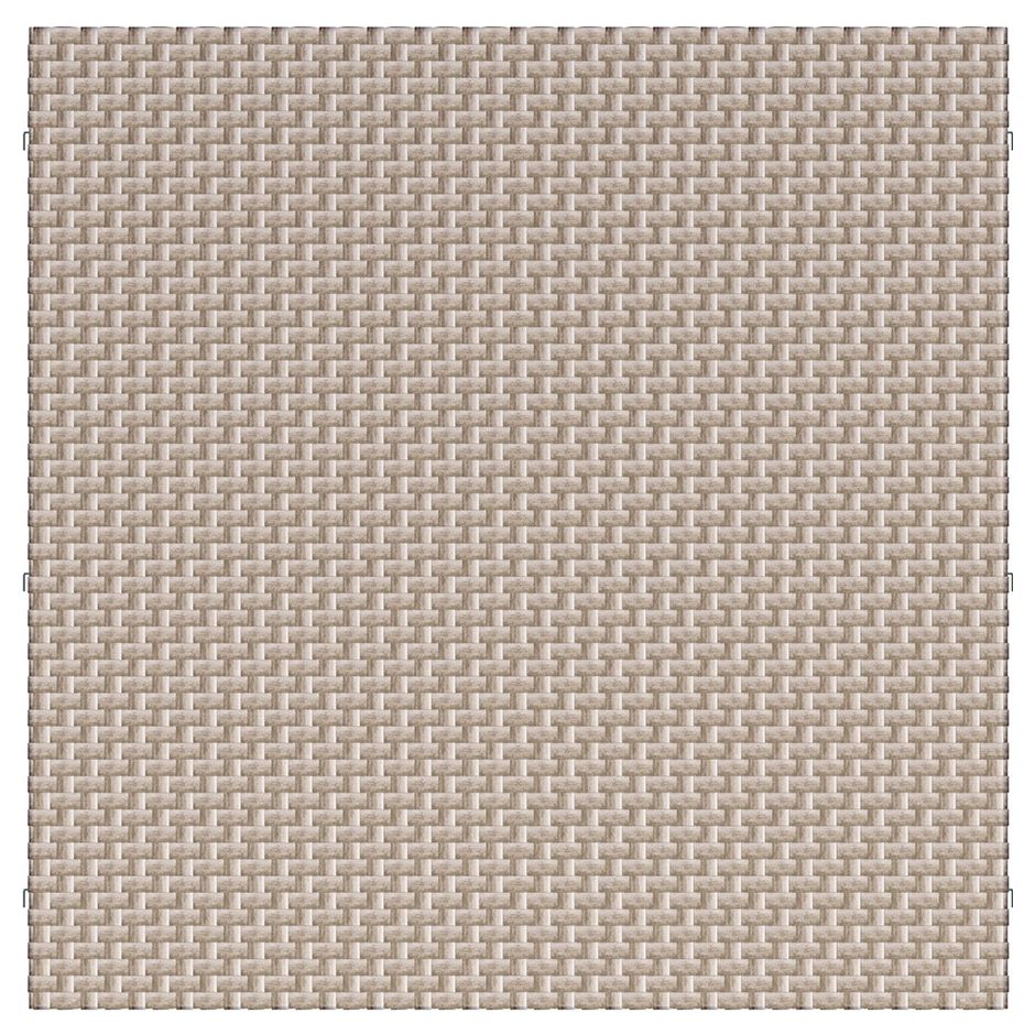 TraumGarten Sichtschutzzaun WEAVE Gray 178x178cm 2