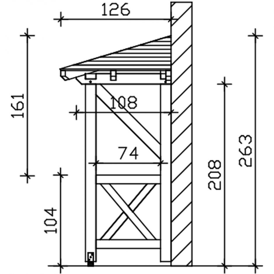 Skan Holz Vordach Wismar Dach 4