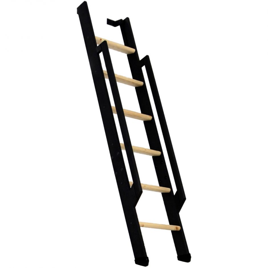 Minka Wangentreppe Strong schwarz Raumspartreppe 2