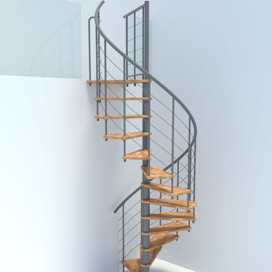 Minka Spindeltreppe Venezia Smart grau 2