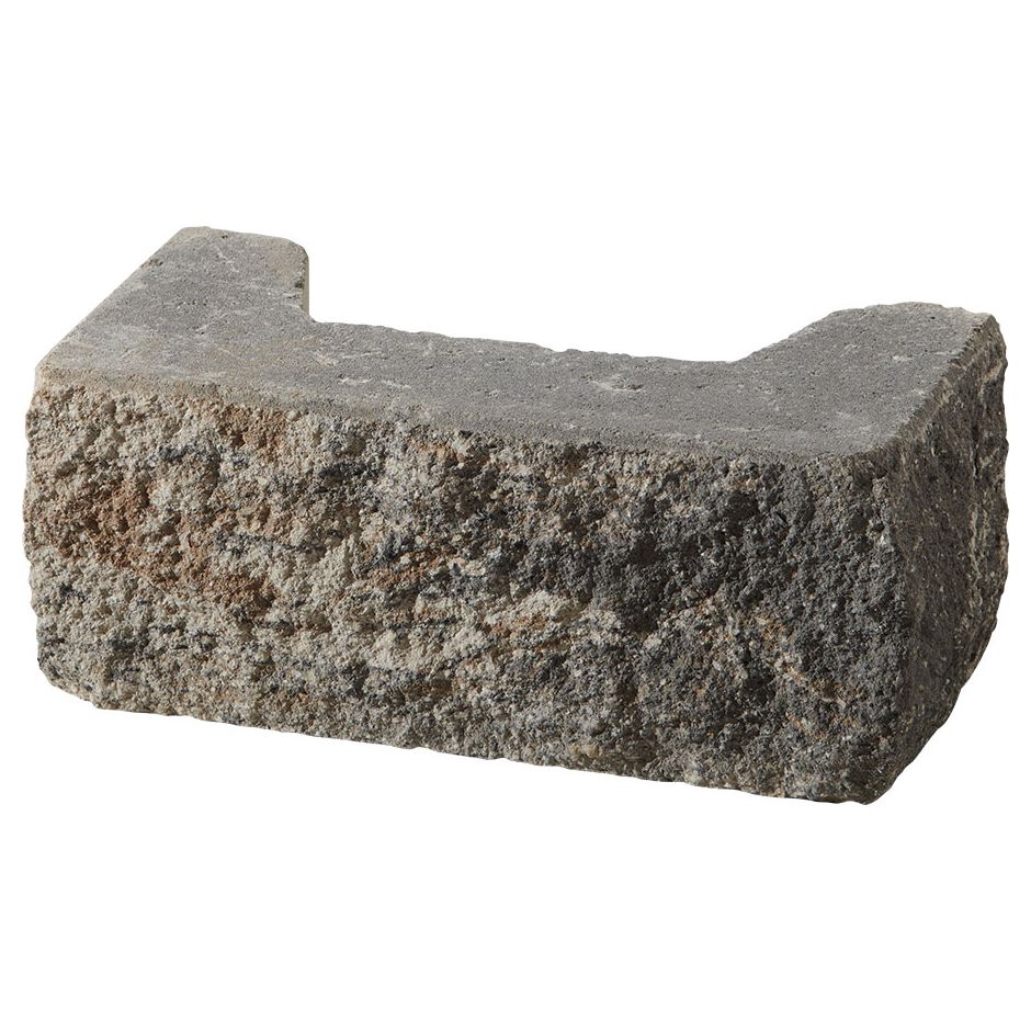 KANN Bruchsteinmauer Vermont muschelkalk-nuanciert Pfeilerelement 2