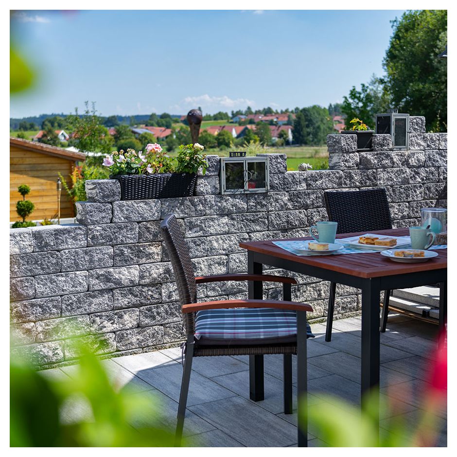 KANN Gartenmauer Vermont Kompakt Nero 6