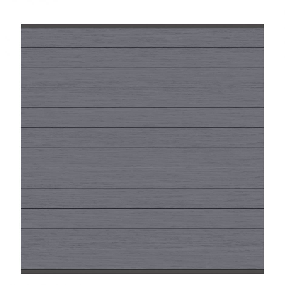 TraumGarten WPC-Sichtschutzzaun Rundum-Sorglos-Paket CLASSIC Anthrazit 2