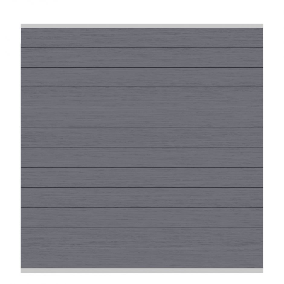 TraumGarten WPC-Sichtschutzzaun Rundum-Sorglos-Paket CLASSIC Anthrazit 4