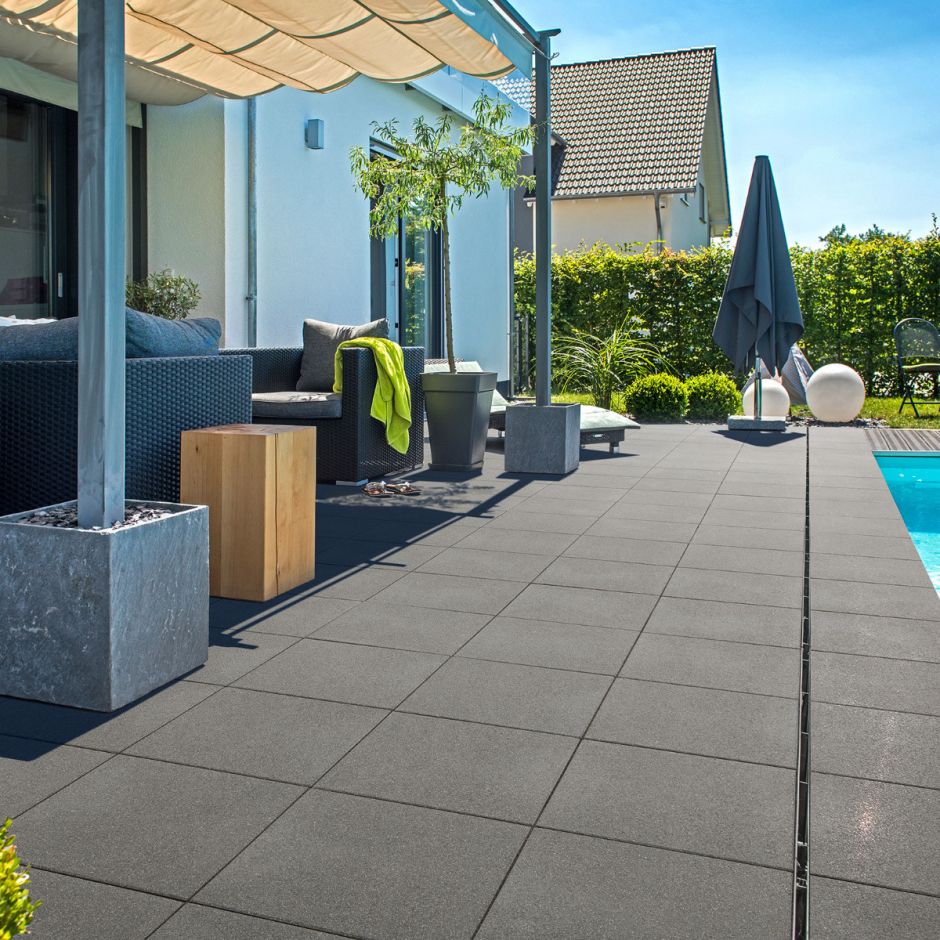 KANN Terrassenplatte Zena anthrazit 5