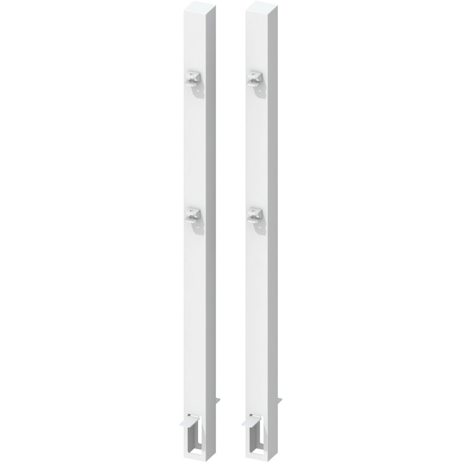 TraumGarten Gartenzaun Torpfosten-Set für Doppeltor 2