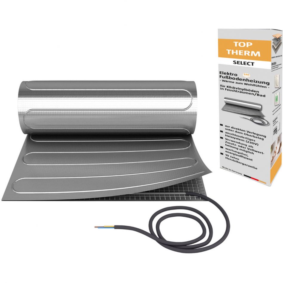 Wellker elektrische Fußbodenheizung TT SELECT, 3 m²