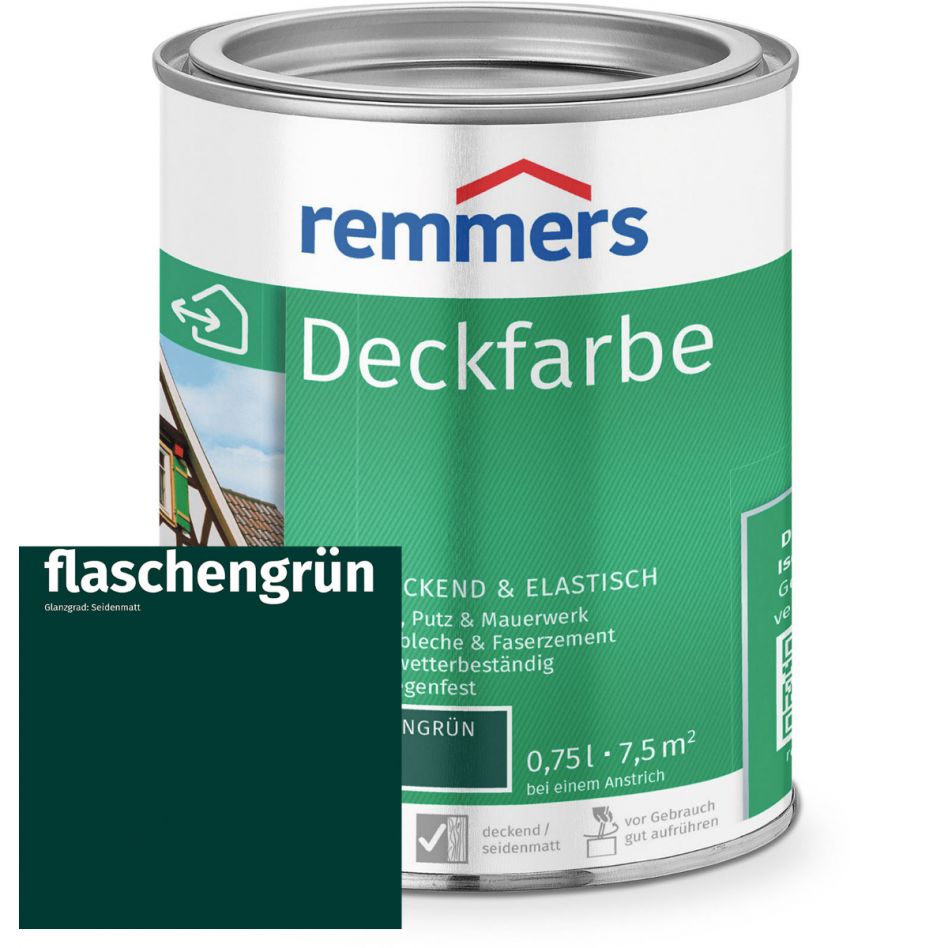 Remmers Deckfarbe flaschengrün Image