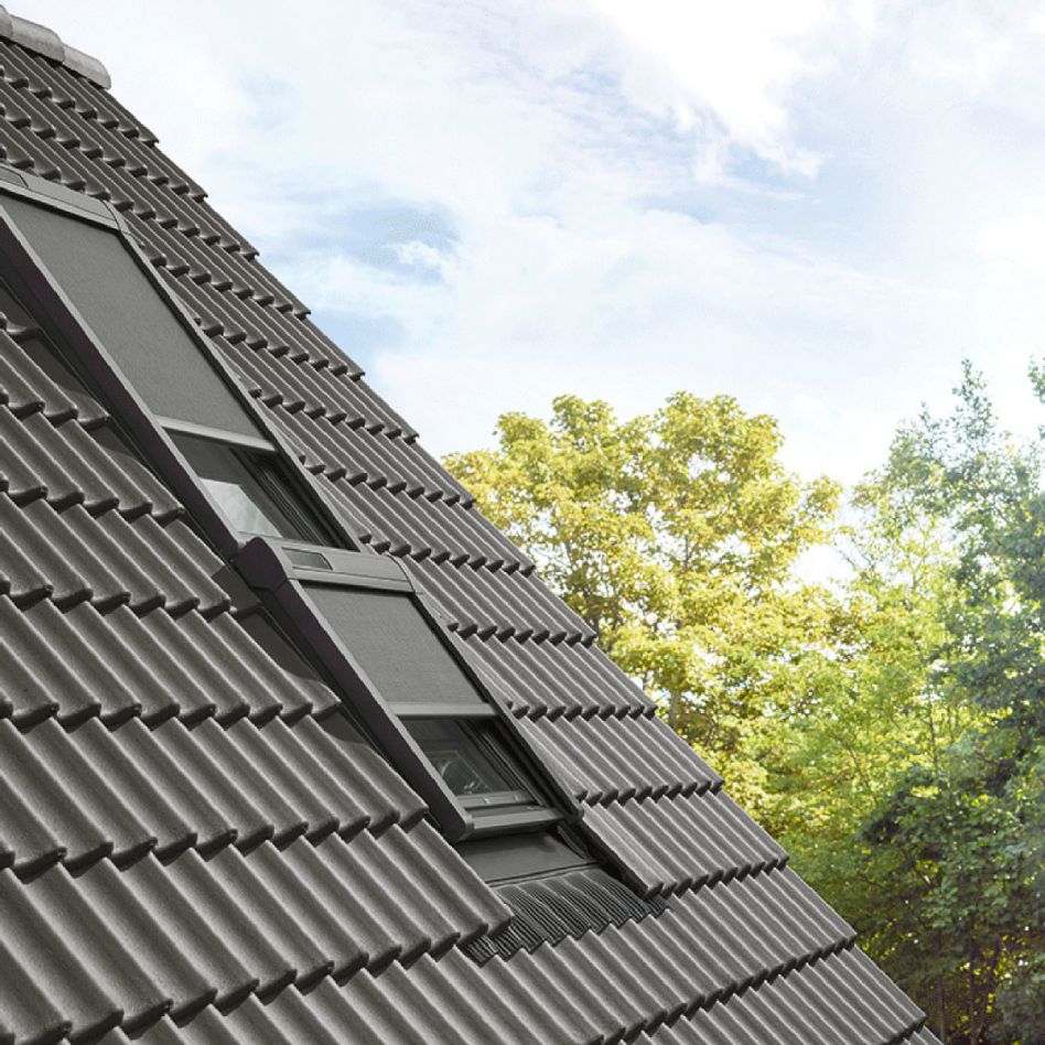 VELUX Tageslicht-Markise MSI 5060S für LICHTBAND Solar, 78x98 cm (MK04), Aluminiumschiene,Lichtband mit Kombi GIU/GIL,Solar,VELUX