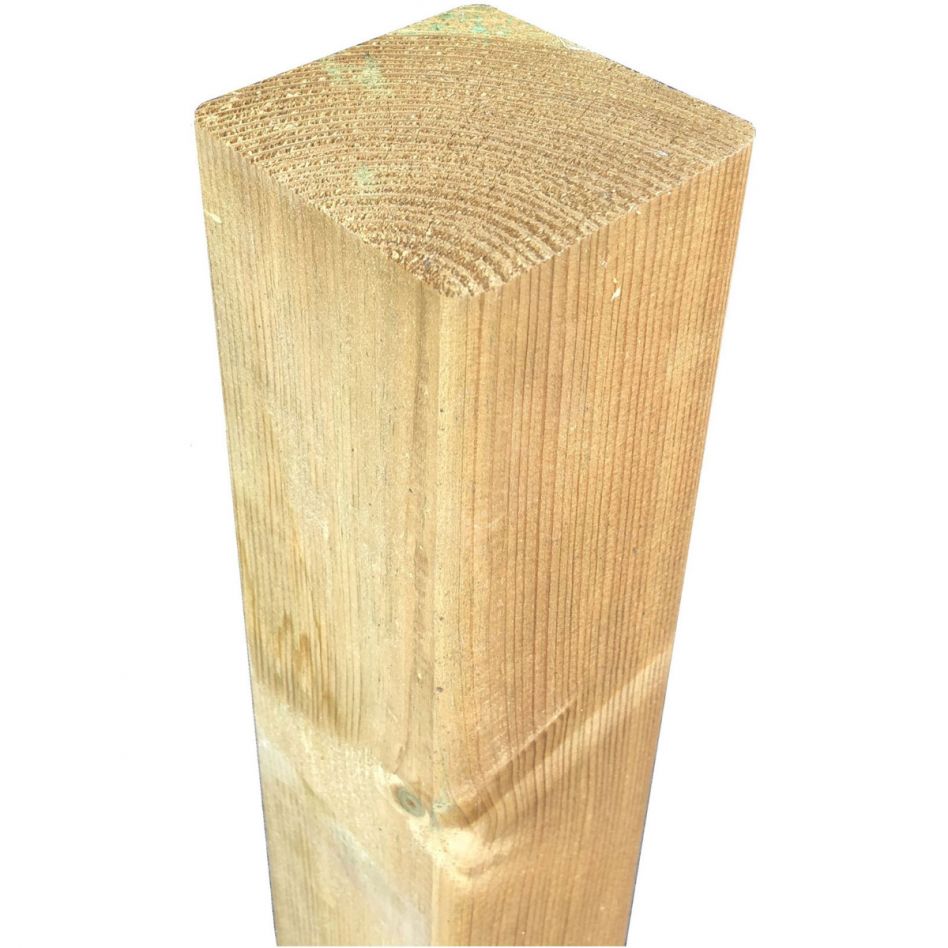 T&J Kantholzpfosten Zaunpfosten allseitig glatt, 7x7x180 cm Image