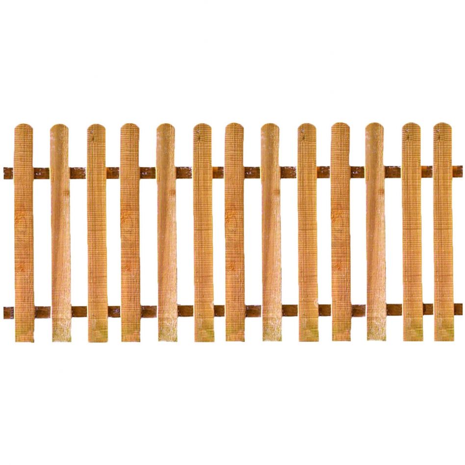 T&J Vorgartenzaun LUKA-Staketenzaun Image