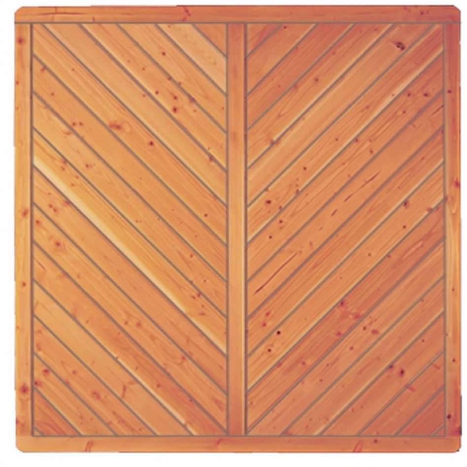 T&J Sichtschutzzaun CLASSICO gerade Sichtschutz Lamellenzaun Image