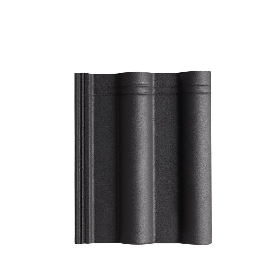 CREATON Dachstein Heidelberg dunkelgrau Betondachstein, planar (fein), matt