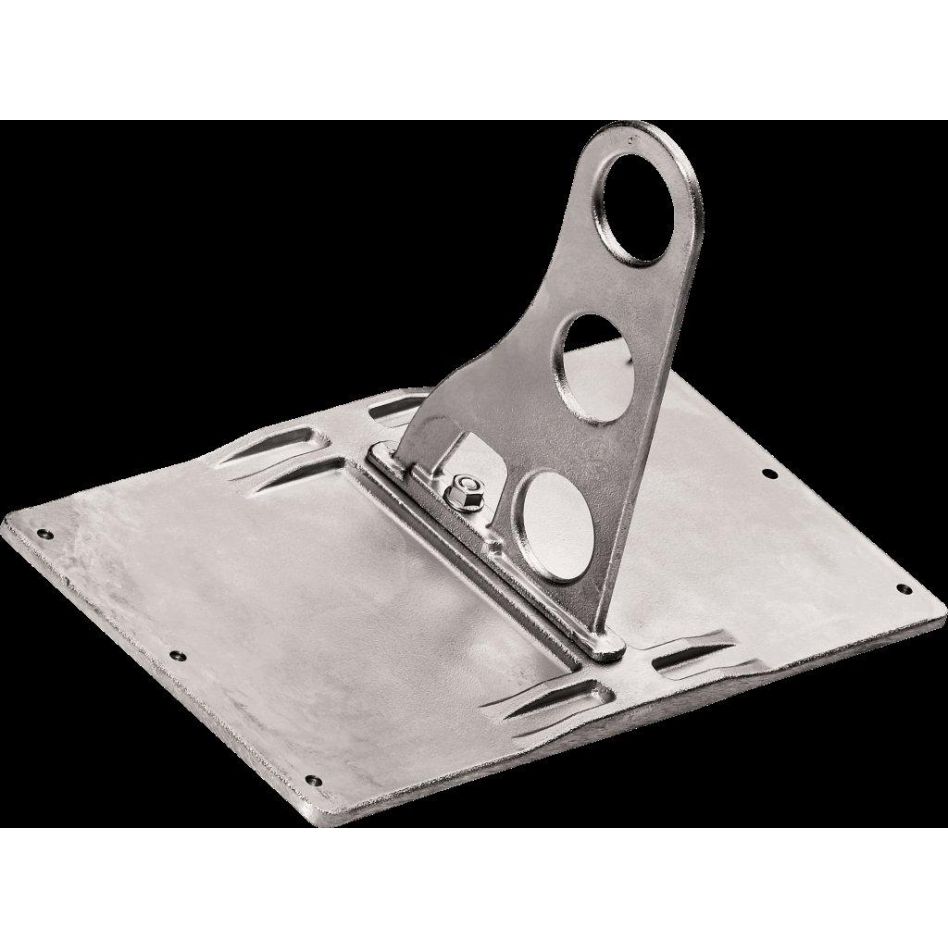 Heuel Schneefang 3-fach Rohrhalterung für Trapez- und Sandwichdächer Alu-Natur Image