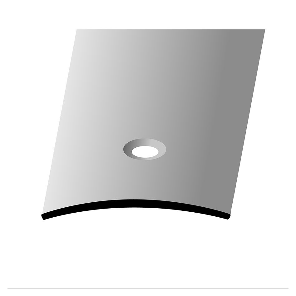 PARKETTFREUND Übergangsprofil PF 451 Messing poliert Schrauben und Dübel Übergangsschiene, 200 cm Image