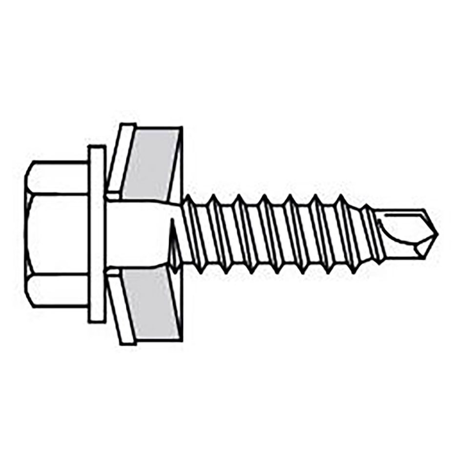 Luxmetall 100 Holz-Bohrschrauben Edelstahl 4,8x35 mm, lackiert