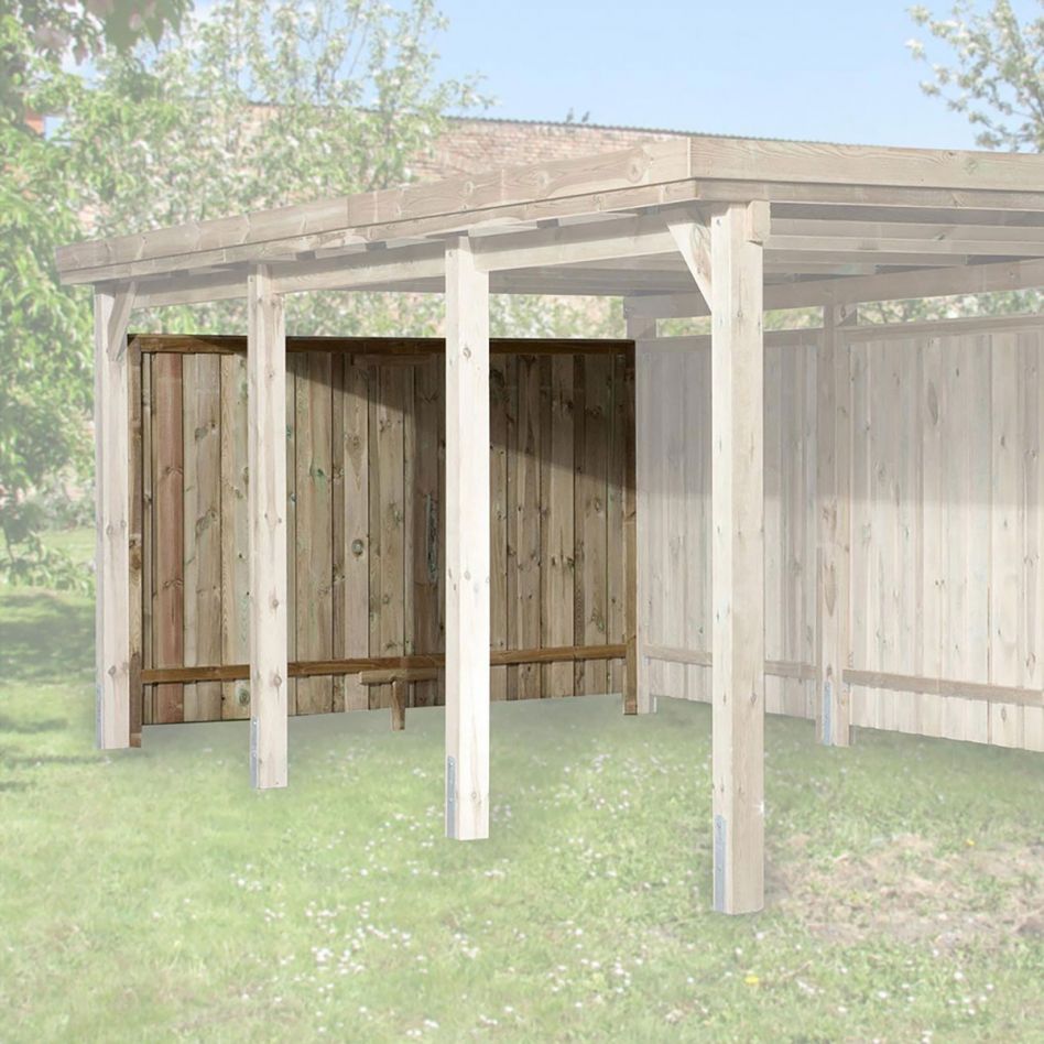 weka Rückwand kesseldruckimprägniert für Carport