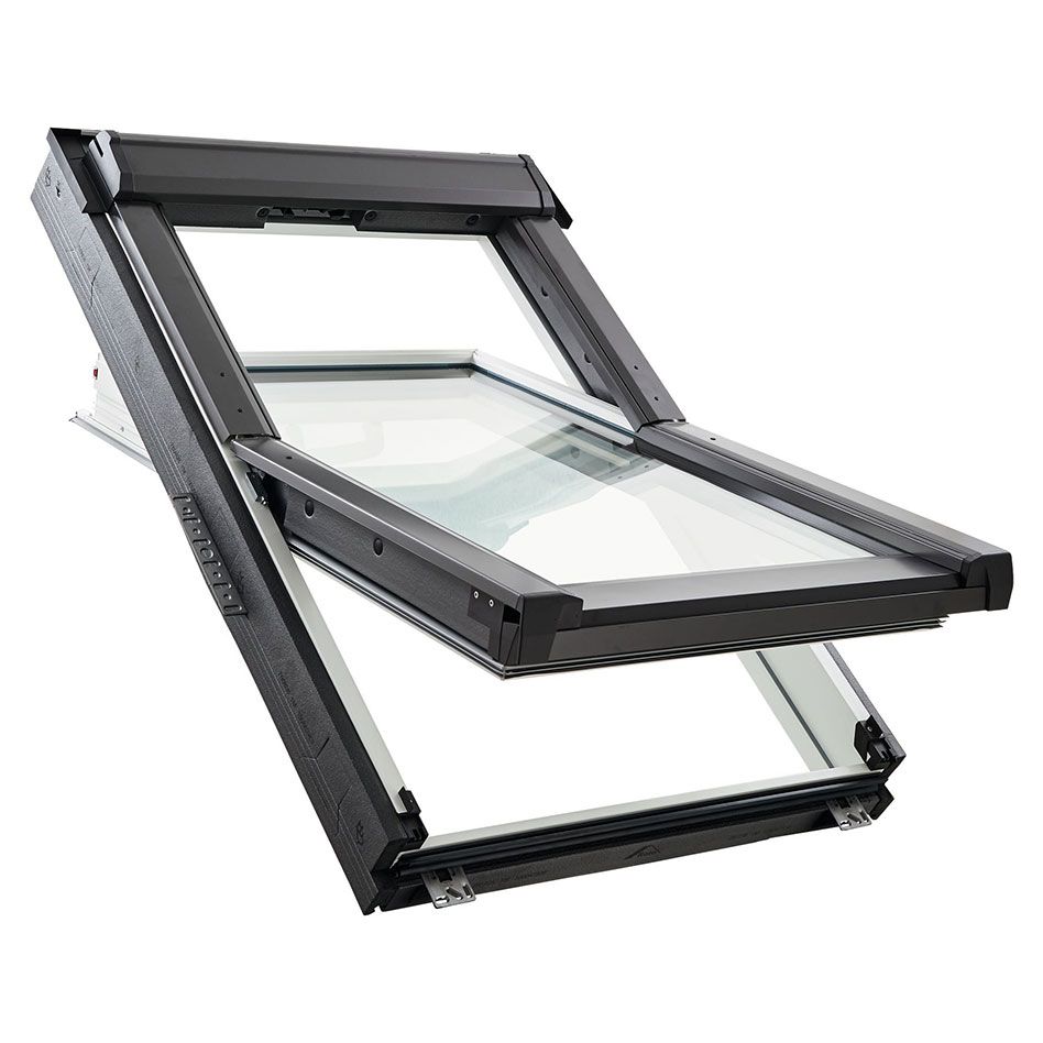 Roto Schwingfenster Konfigurator RotoQ Q4 K200 Kunststoff Aluminium Dachfenster, keine, 2-fach Verglasung,55x78 cm (5/7),Elektro,gut (Uw 1,1)