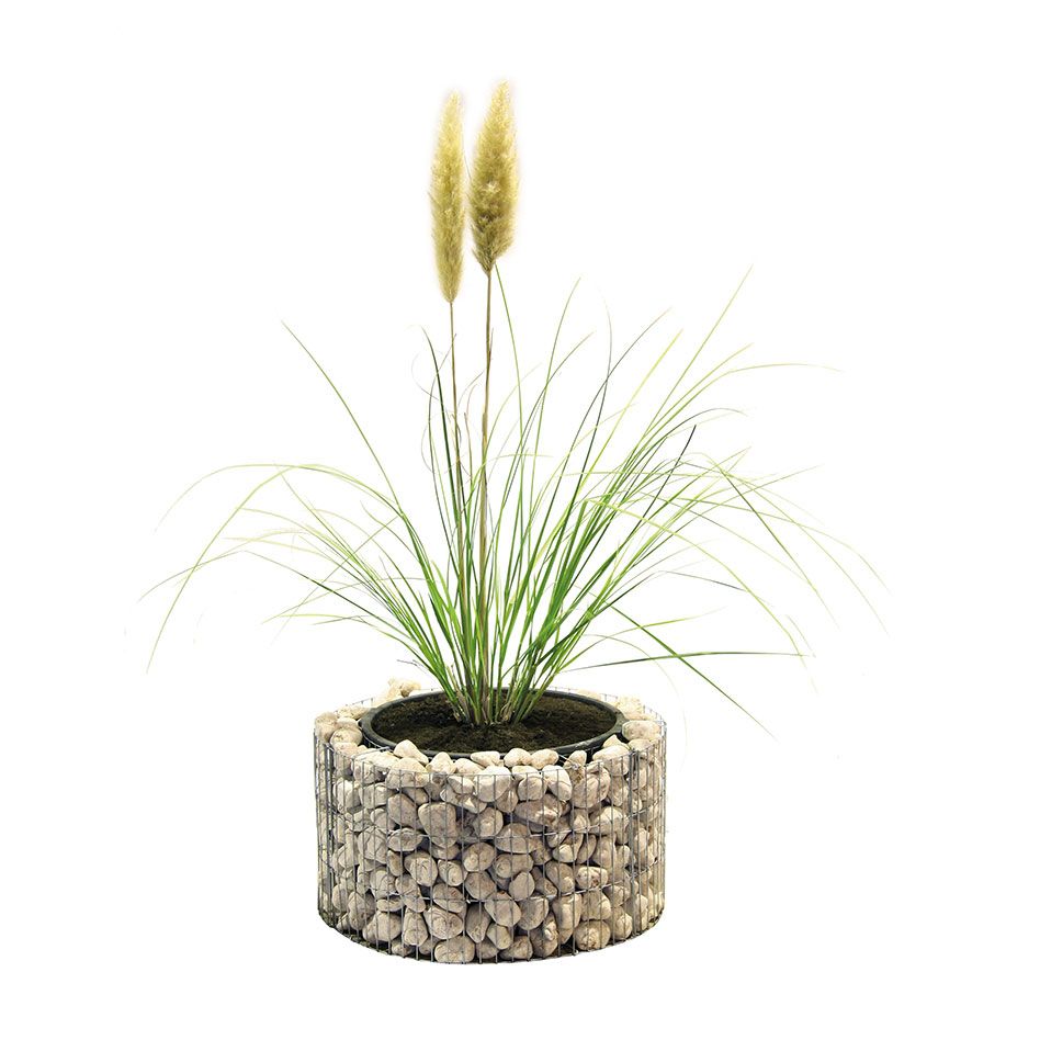 bellissa Gabionen Hochbeet rund, 240x40 cm