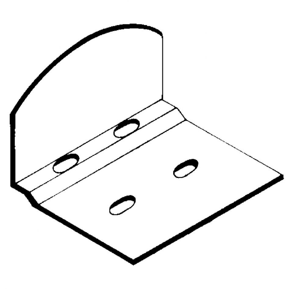 ALWO Varioprofilsprosse Profilabschluss Winkel weiss RAL 9016