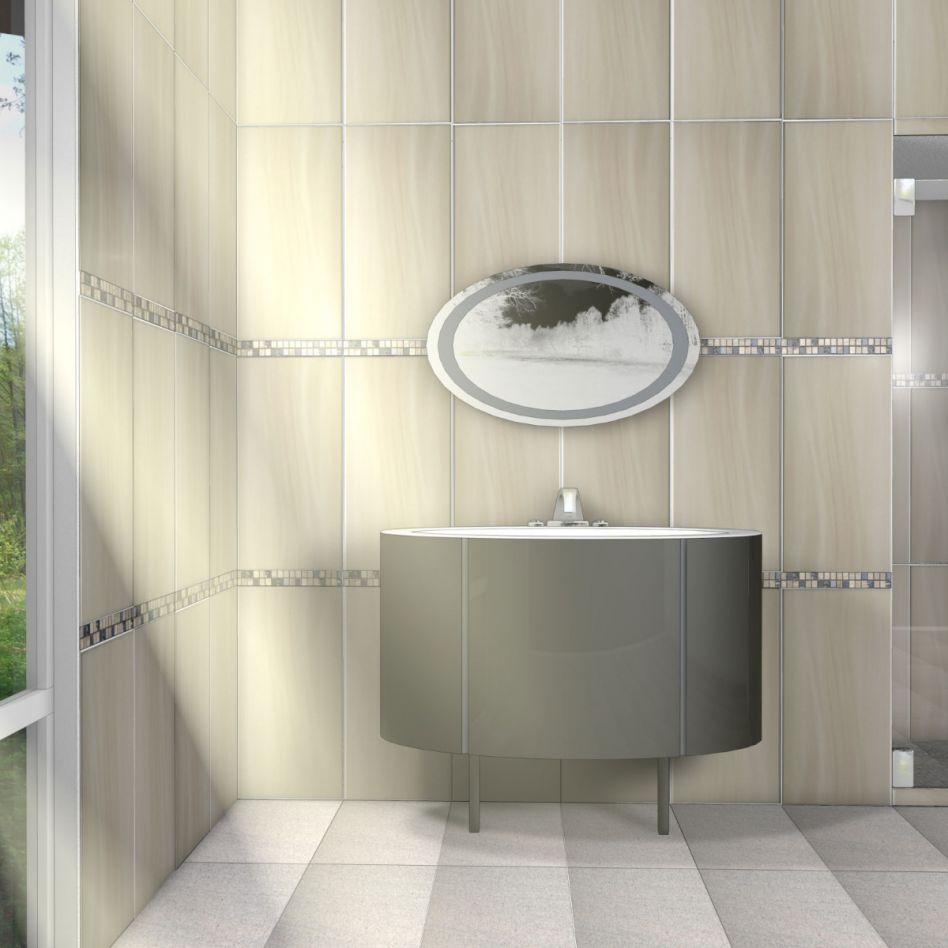 Wellker Wandfliesen Corazal beige matt Rundkante