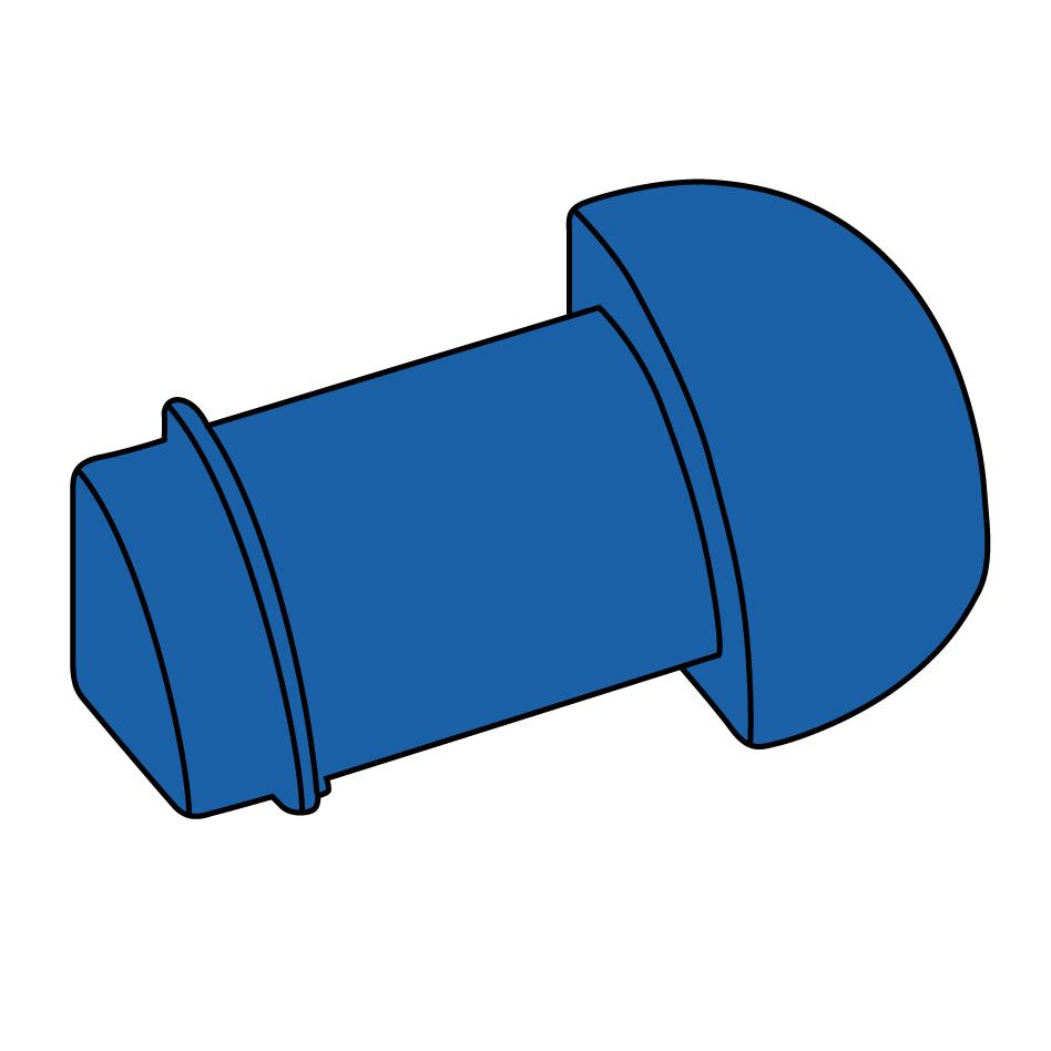 BLANKE Fliesenschiene Viertelkreis-Profil Außenecke Aluminium-Optik goldfarben glänzend 6mm günstig