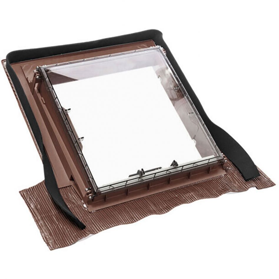 BRAAS Ausstiegsfenster Luminex braun Universal-Lichtkuppel Dachfenster günstig