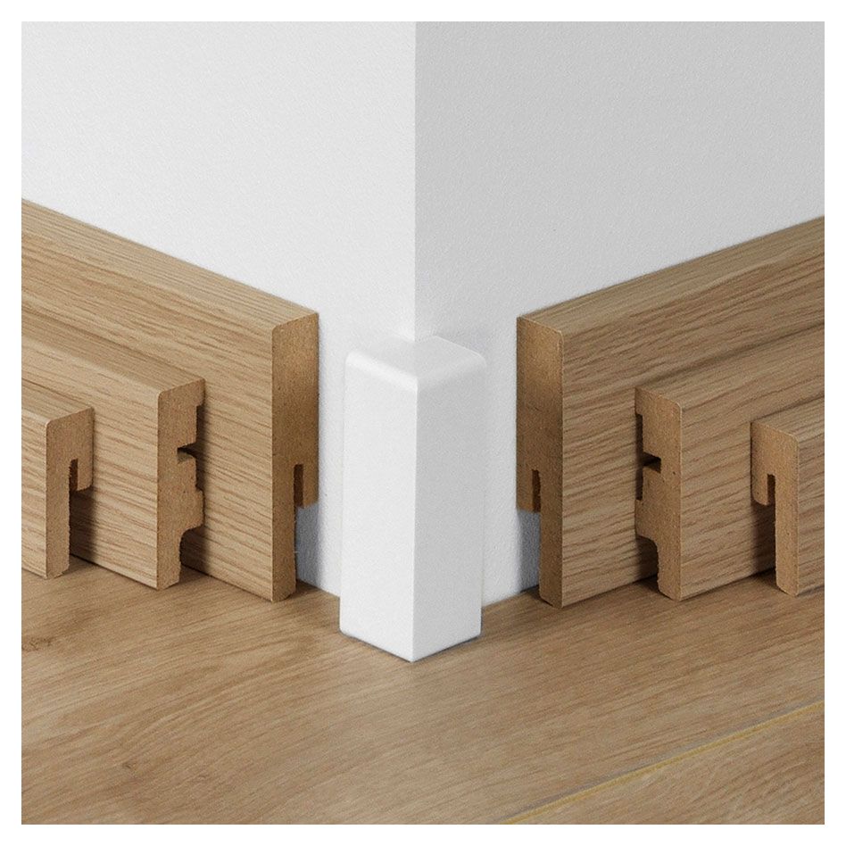 Parador Außenecken Typ 2 Sockelleiste Weiß Image