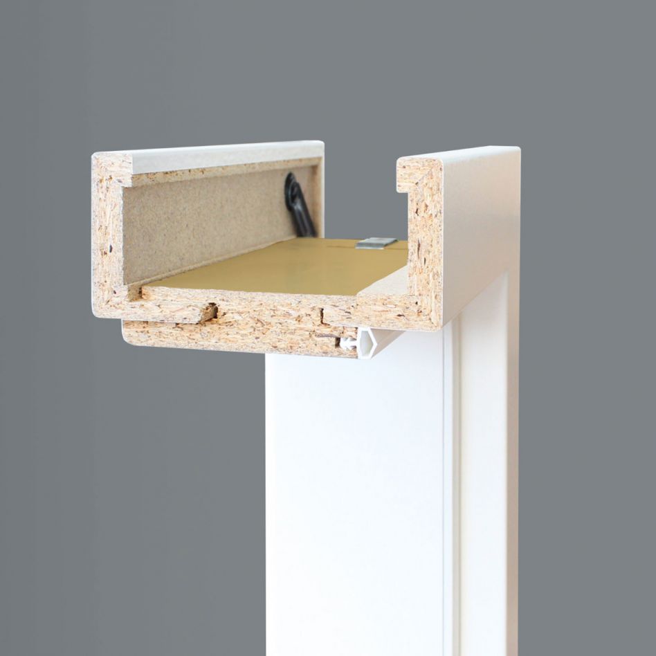 Kilsgaard Typ 4 Basic Durchgangszarge Supraweiß lackiert, 178-197 mm, 860x2110 mm