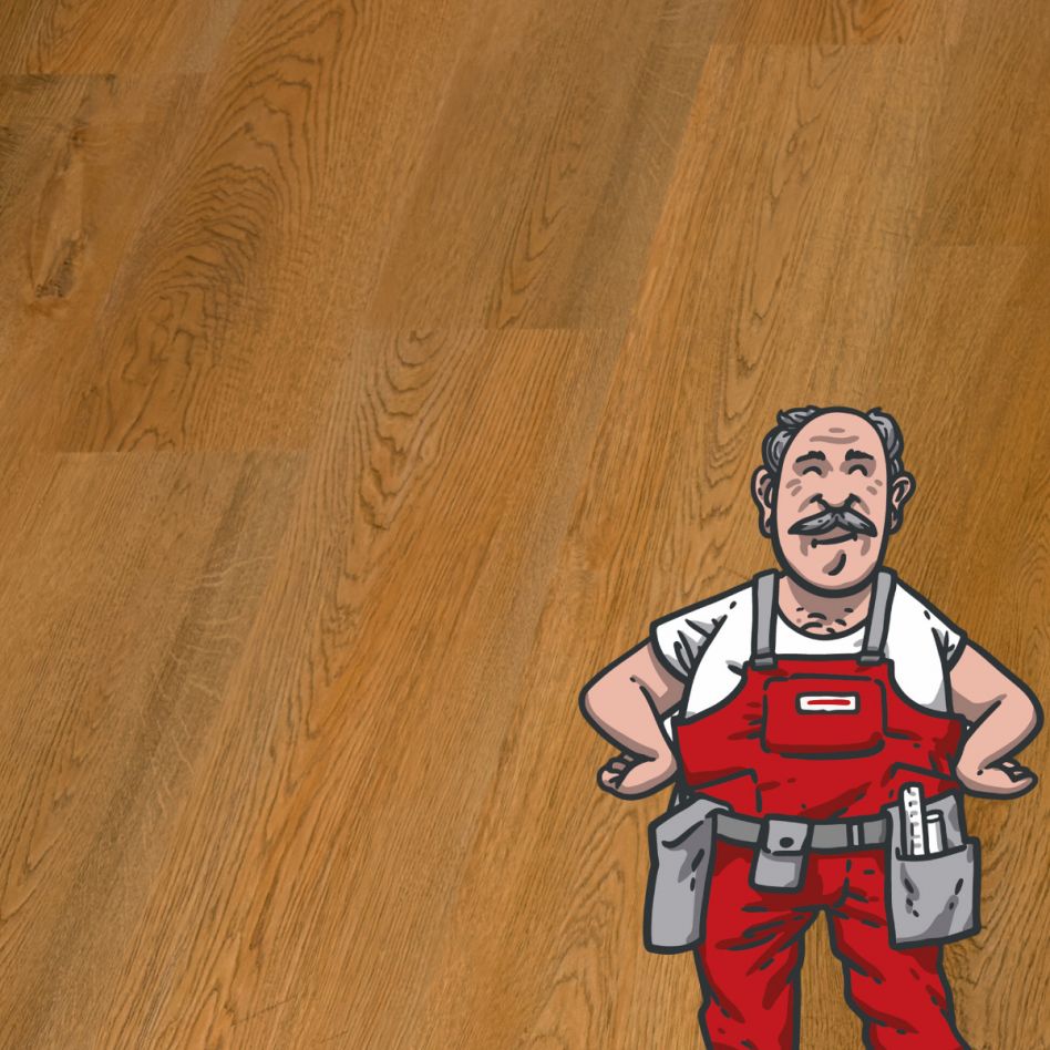 Wellker Vinyl Landhausdiele Eiche Rustikal SPC Vinylboden günstig