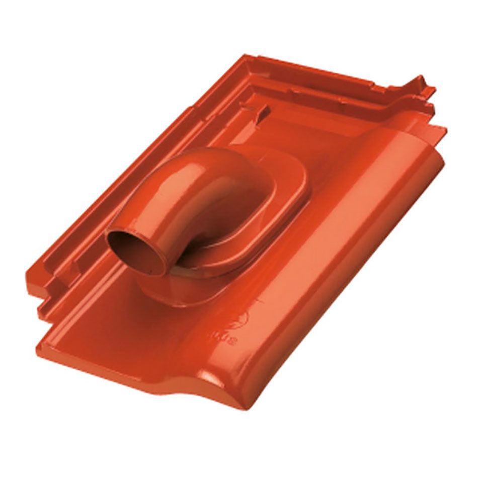 Erlus E58 Max Alu-Solardurchgang rot engobiert Dachziegel Dachdurchführung günstig