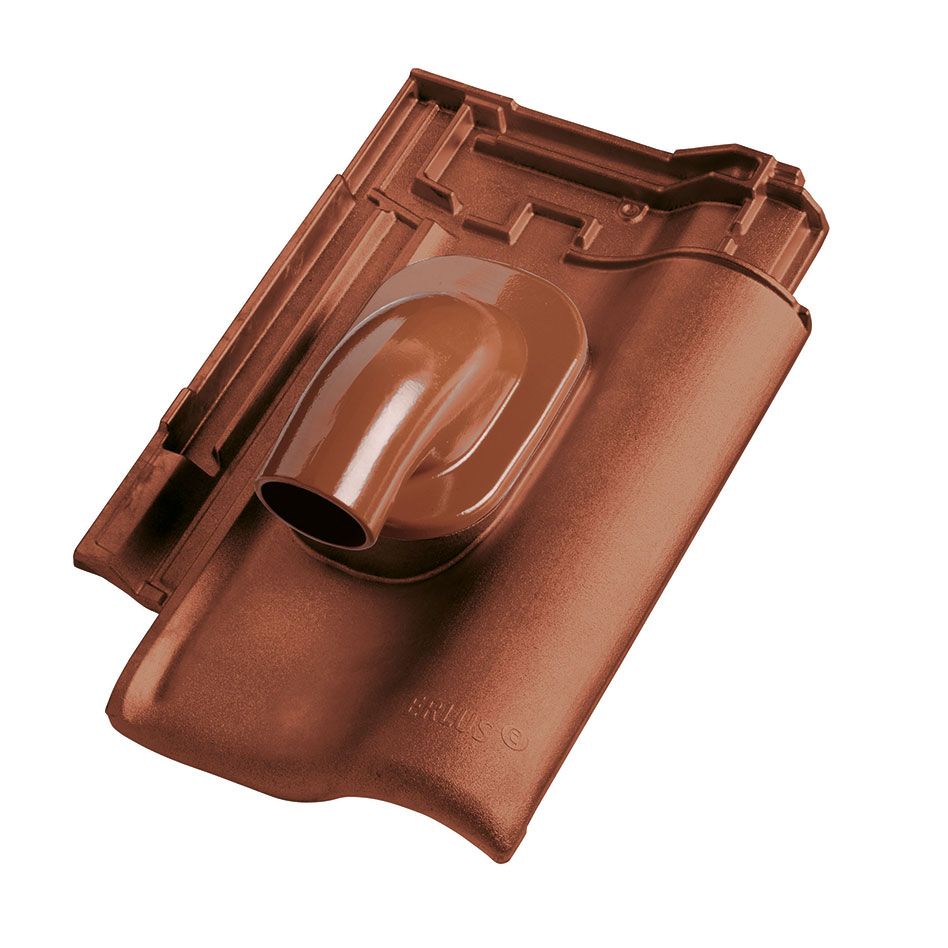 Erlus E58 SL Alu-Solardurchgang kupferbraun Dachziegel Dachdurchführung günstig