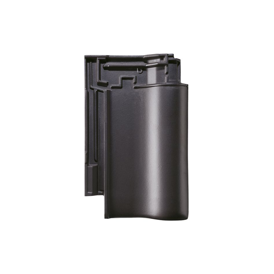 Erlus Flachdachpfanne E58 SL anthrazit engobiert Dachziegel günstig