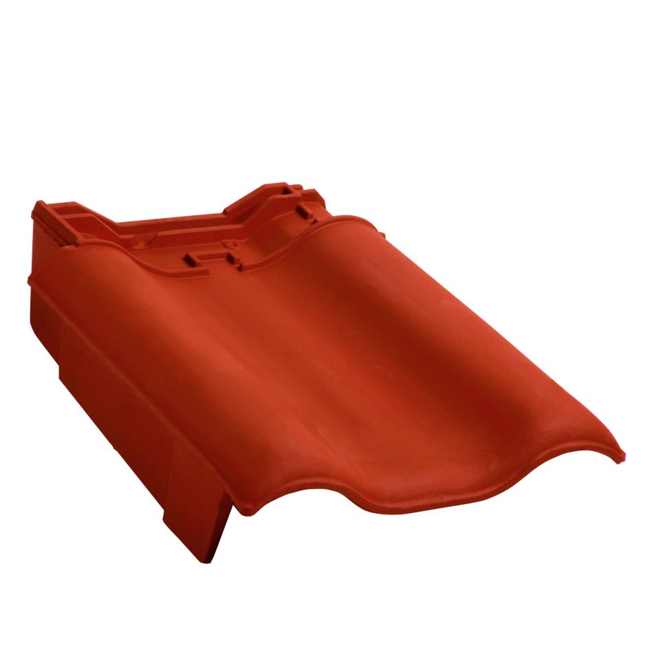 Erlus E58 SL Ortgangziegel links rot engobiert Dachziegel günstig