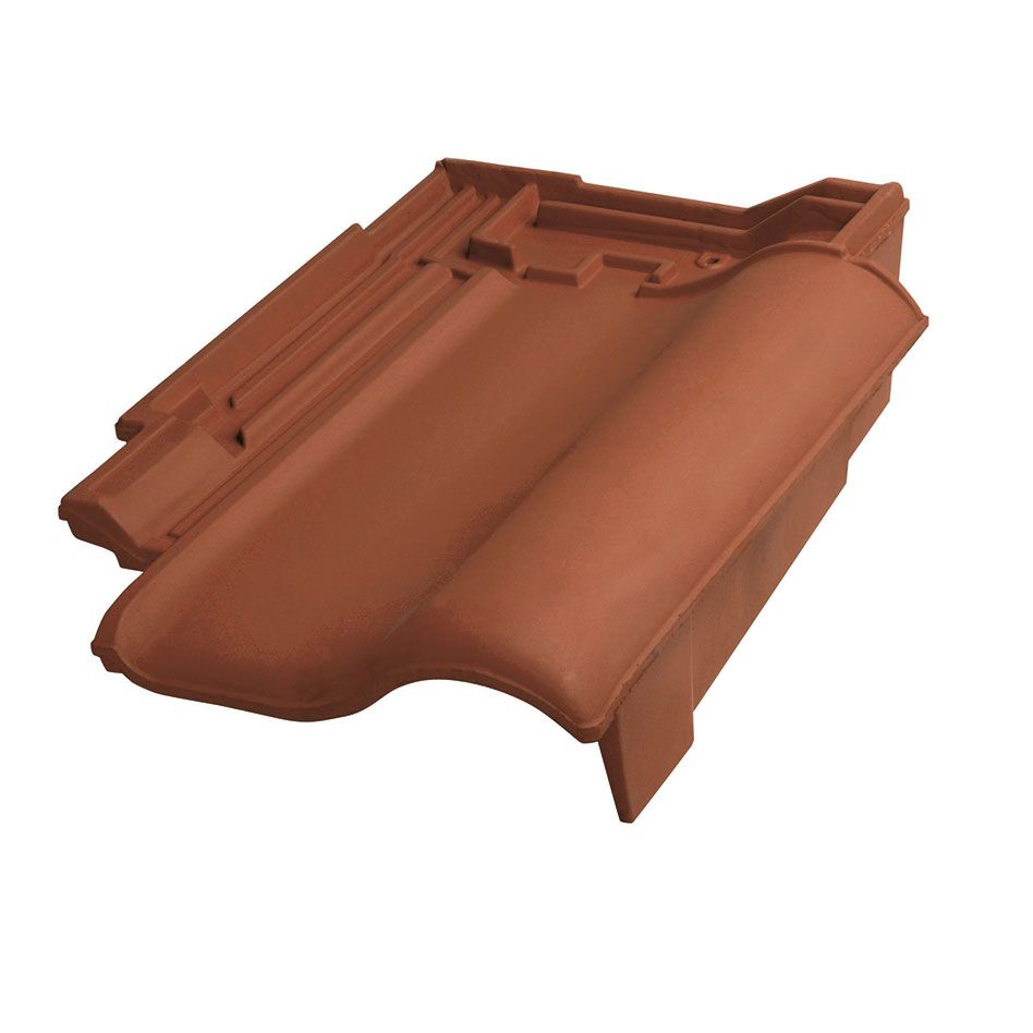 Erlus E58 SL Ortgangziegel rechts kupferbraun engobiert Dachziegel günstig