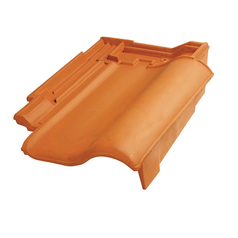 Erlus E58 SL Ortgangziegel rechts naturrot Dachziegel günstig