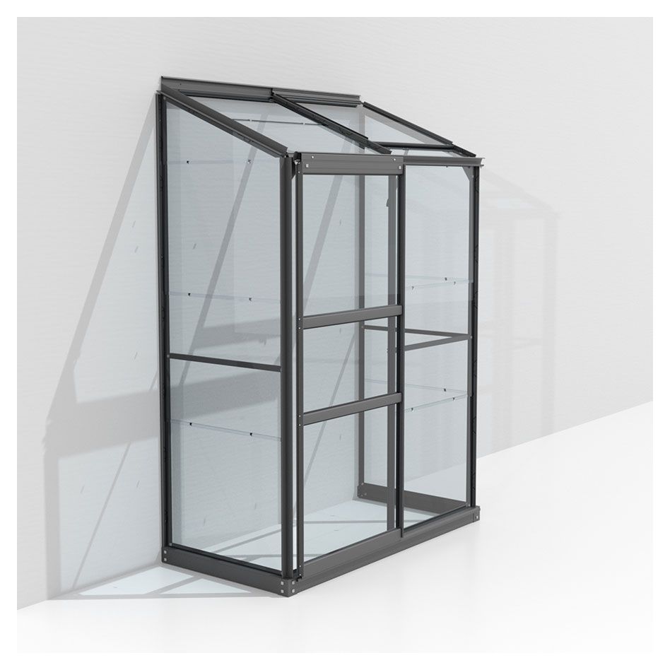 Vitavia Anlehngewächshaus Styx Tomatenhaus Schwarz