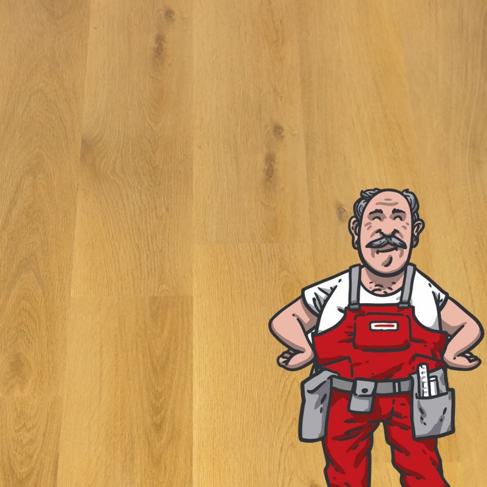 Wellker Vinyl Landhausdiele Eiche Natur SPC Vinylboden günstig