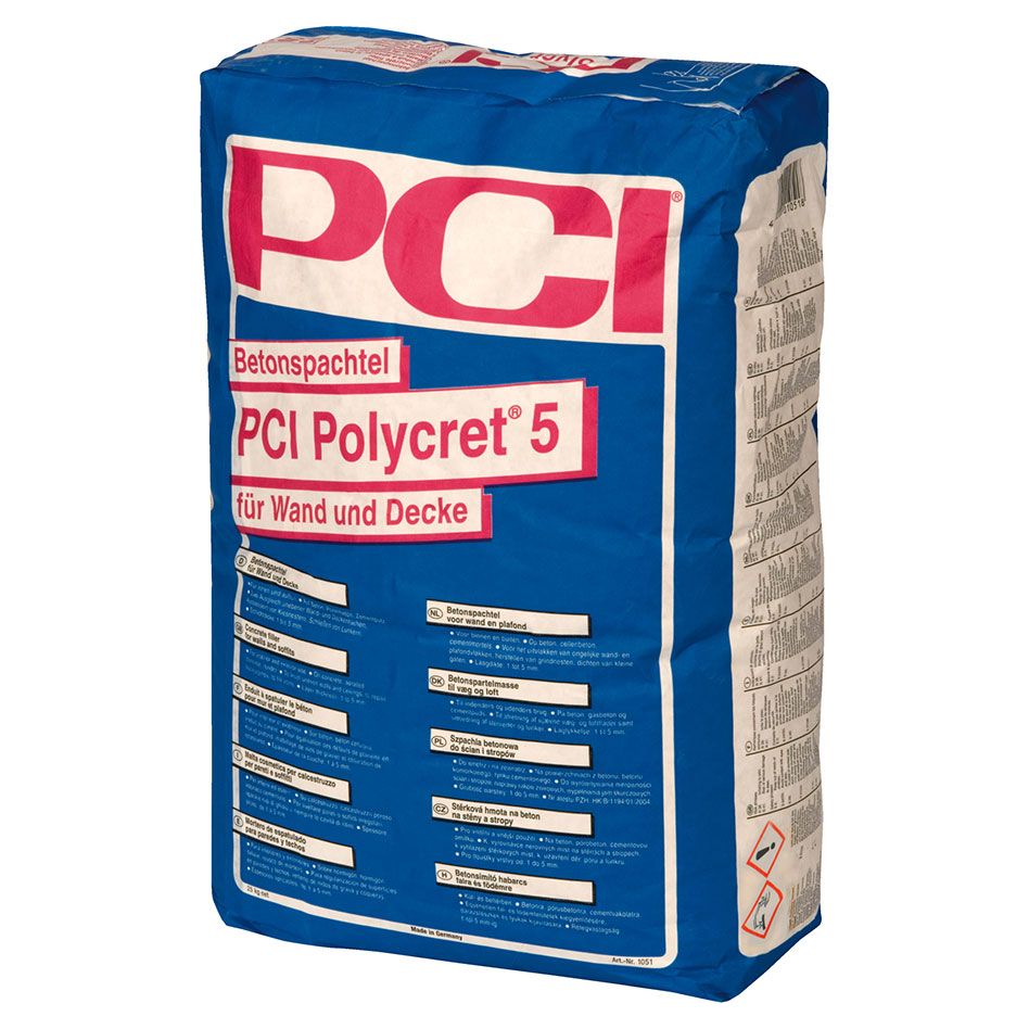 PCI Polycret 5 Betonspachtel Grau, 25,00 kg