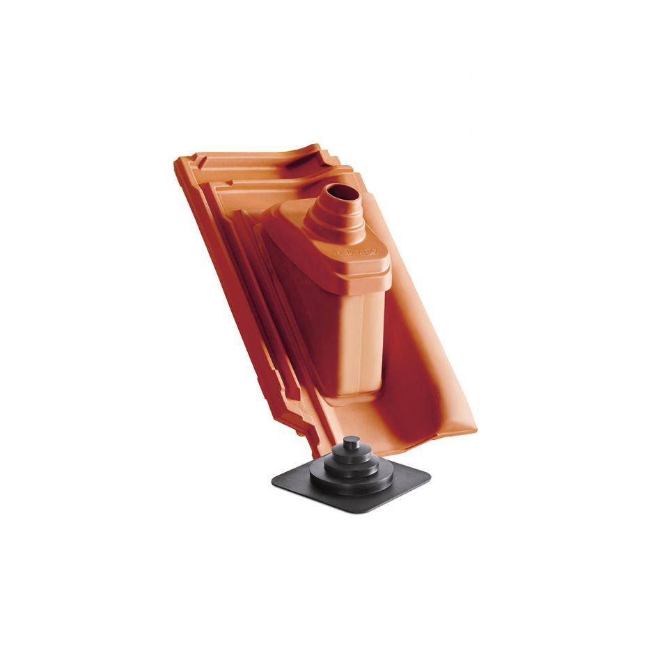 CREATON Antennendurchgang keramisch NW 60 FUTURA rot FINESSE glasiert Dachziegel günstig