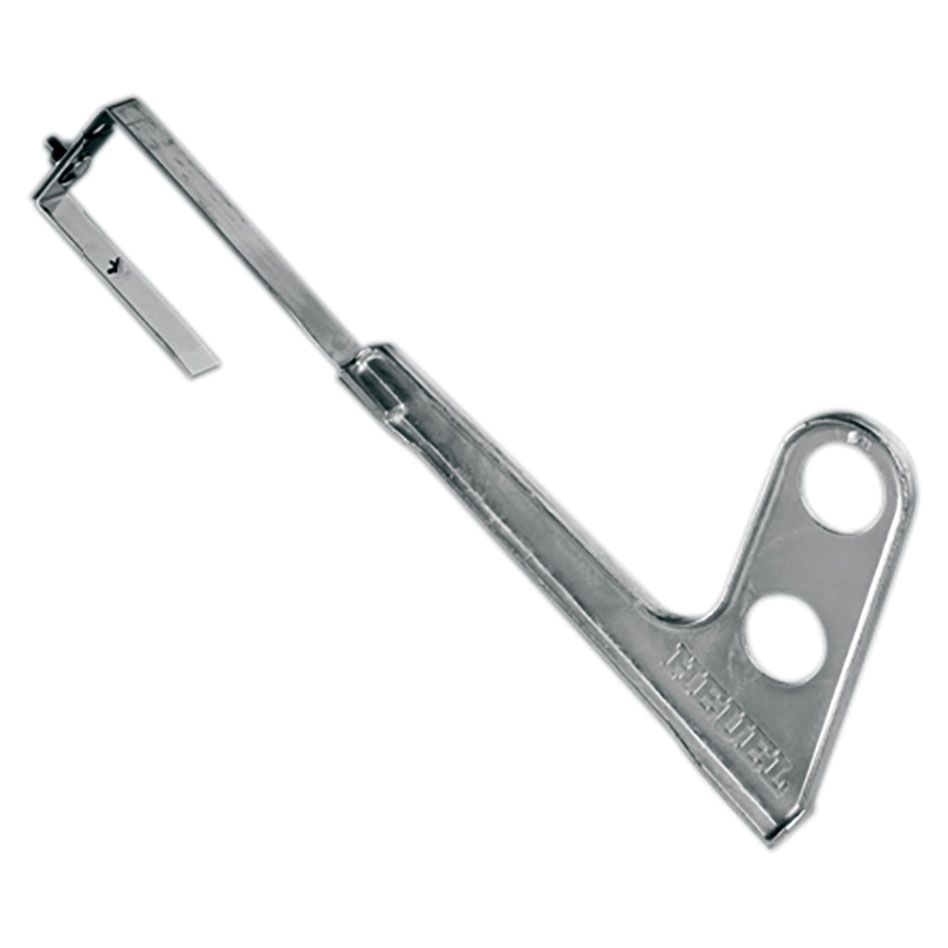 Heuel Schneefanghalterung für DoublePipe zum Einhängen, Dunkelbraun Image