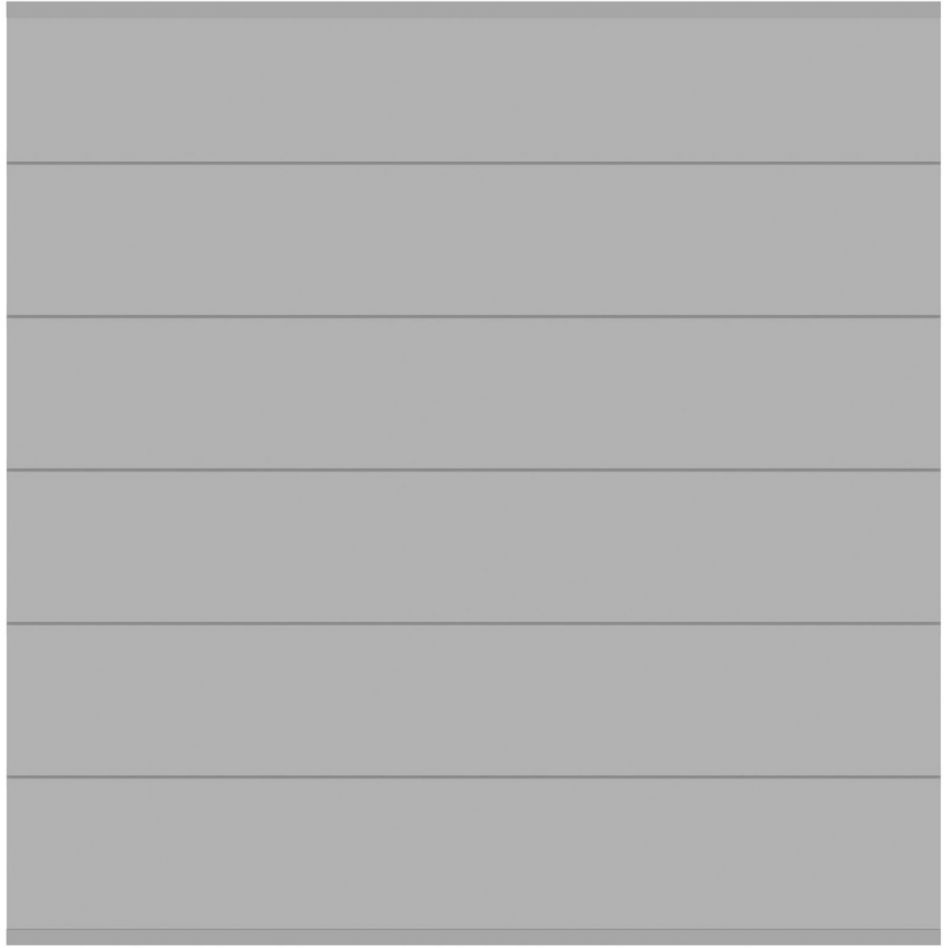 TraumGarten Sichtschutzzaun SYSTEM ALU XL Zaunfeld-Set silber Sichtschutz Steckzaun Lamellenzaun günstig