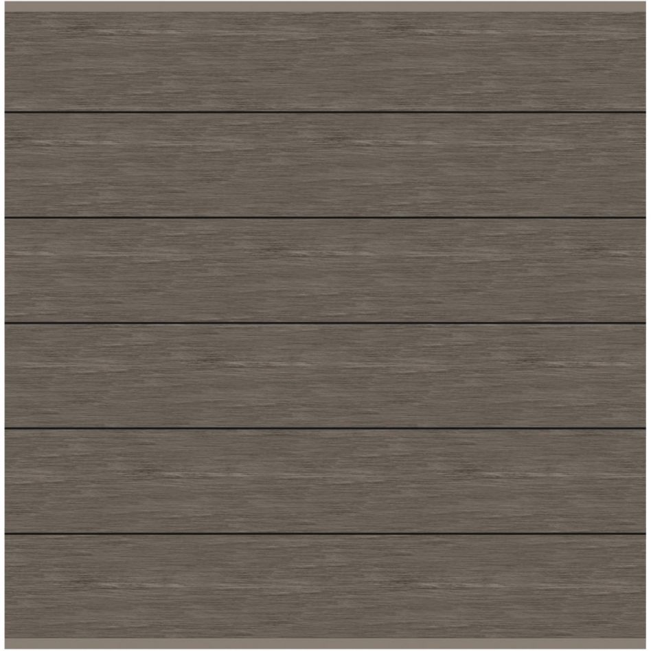 TraumGarten Sichtschutzzaun SYSTEM ALU XL Zaunfeld-Set vintage-oak Sichtschutz Steckzaun Lamellenzaun günstig