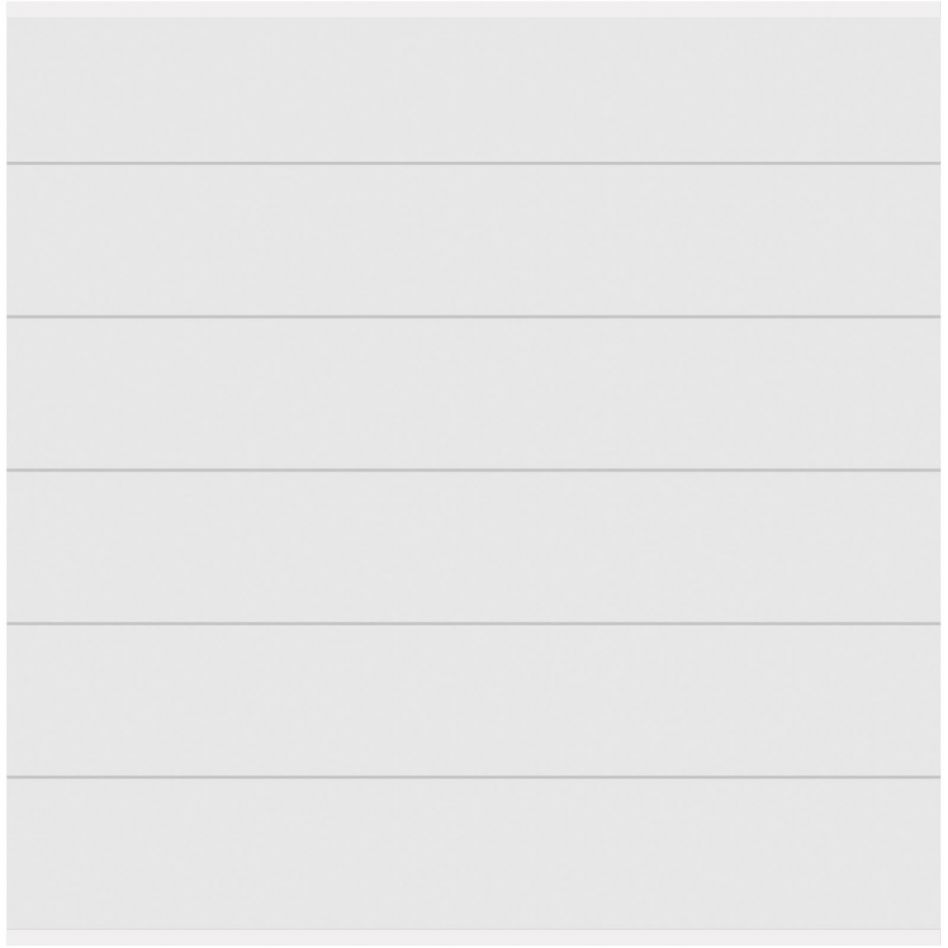 TraumGarten Sichtschutzzaun SYSTEM ALU XL Zaunfeld-Set weiß Sichtschutz Steckzaun Lamellenzaun günstig