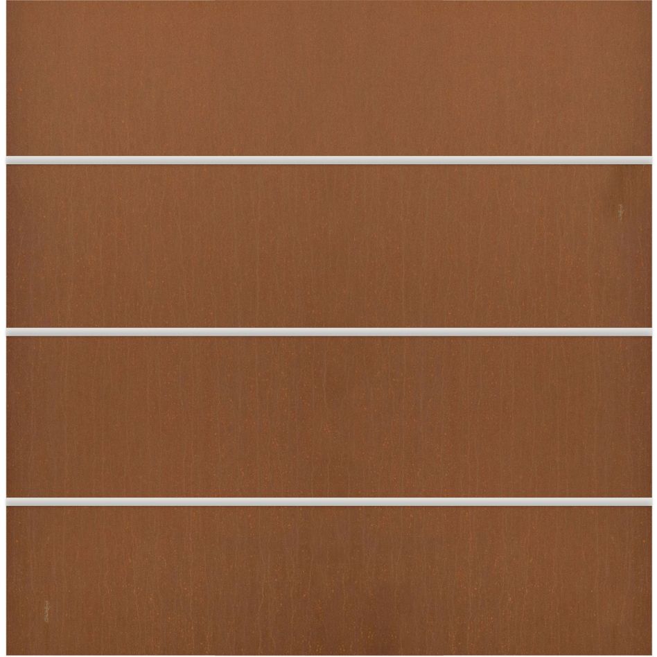 TraumGarten Sichtschutzzaun SYSTEM BOARD XL Zaunfeld-Set Rost Sichtschutz Steckzaun Lamellenzaun günstig