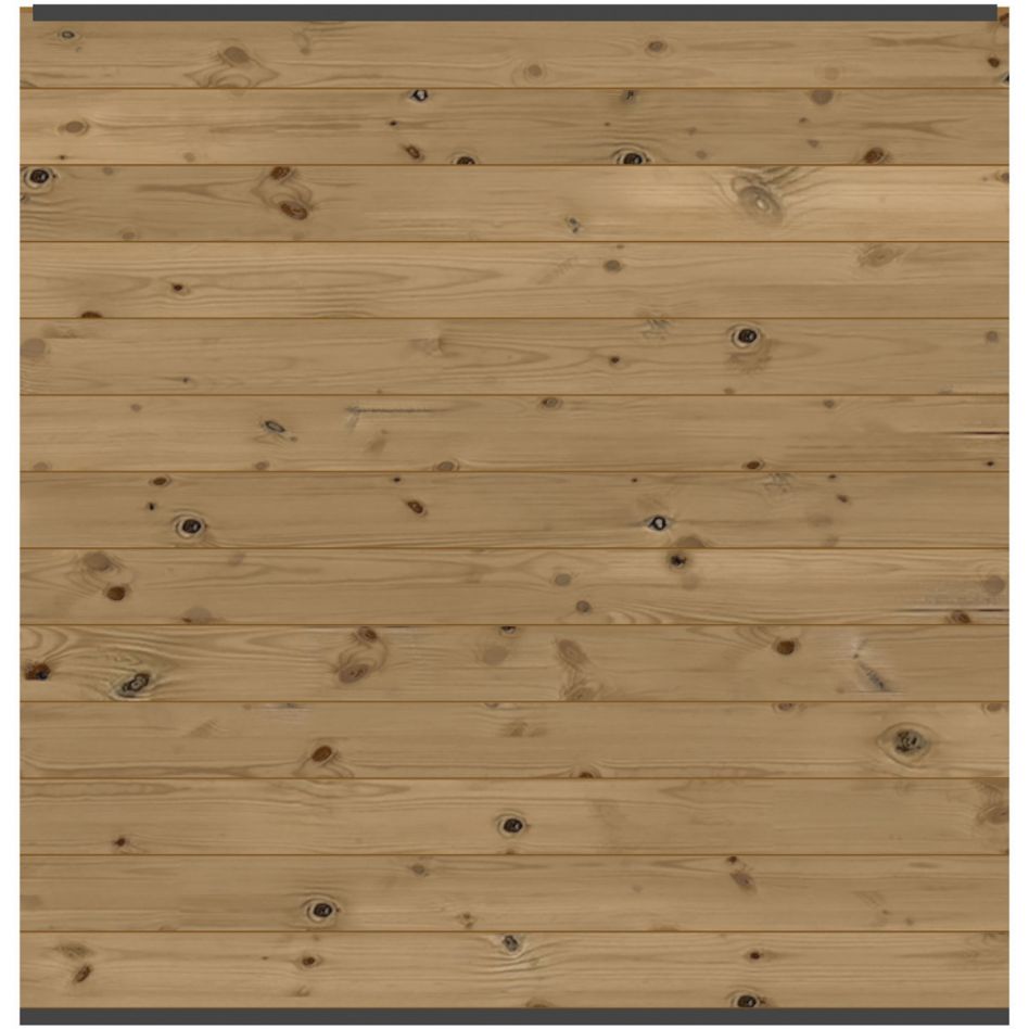 TraumGarten SYSTEM Holz Thermo Massiv Zaunfeld Sichtschutz Steckzaun Lamellenzaun günstig